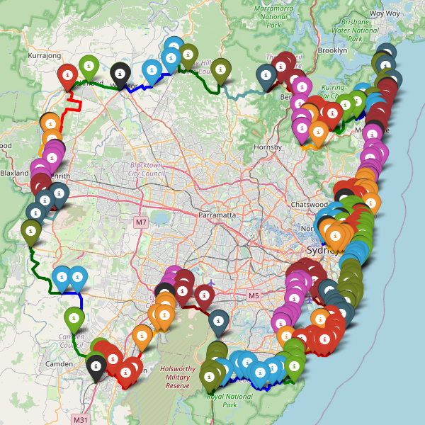 Circumsydney Walking Links Logo